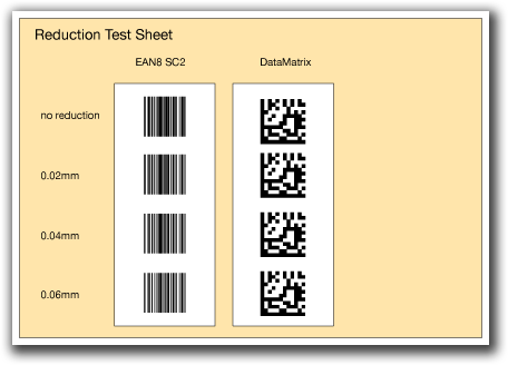 PDF barcode check with ChkBarcode, example with bar width reduction