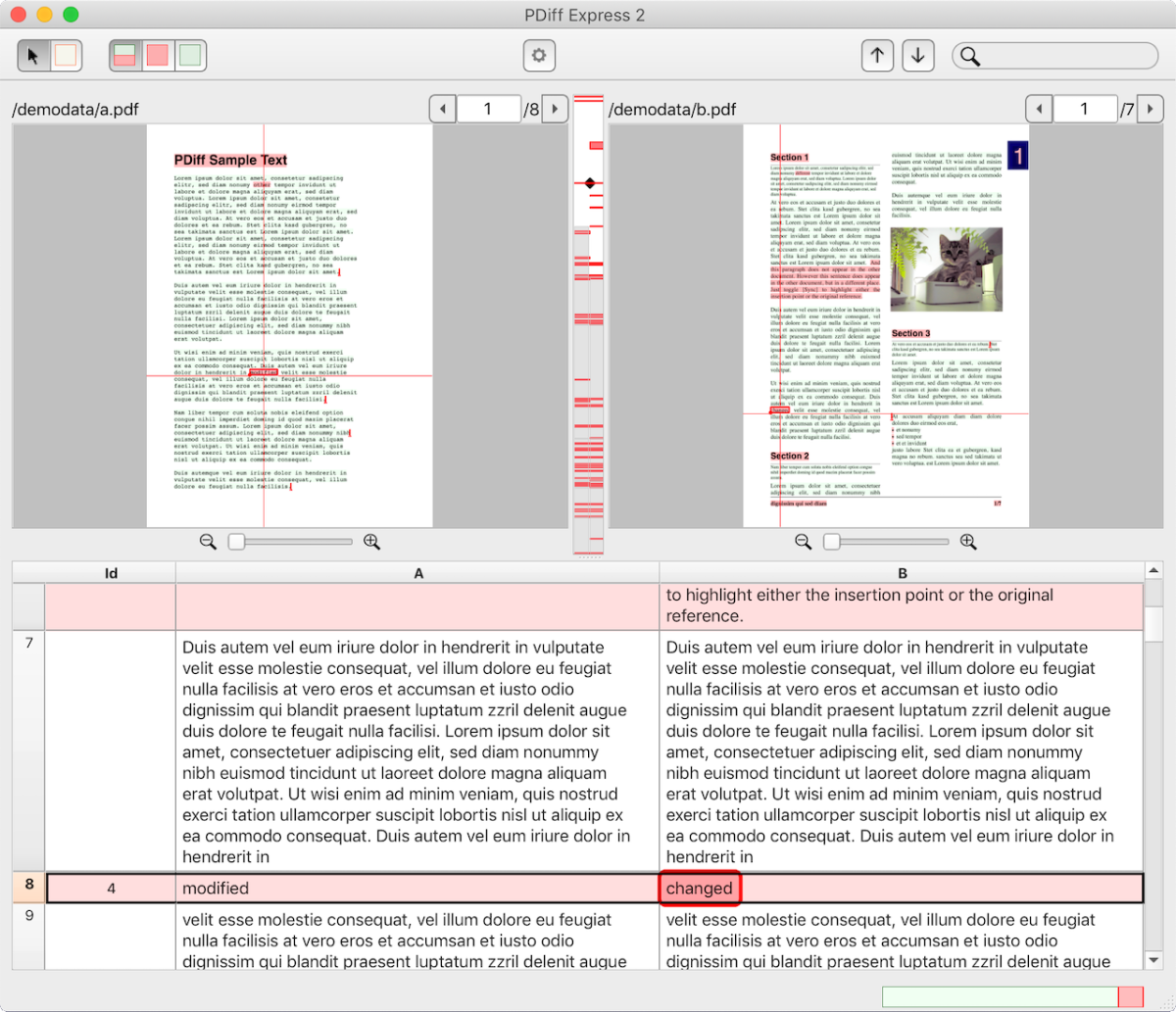 PDF comparison PDiff Express