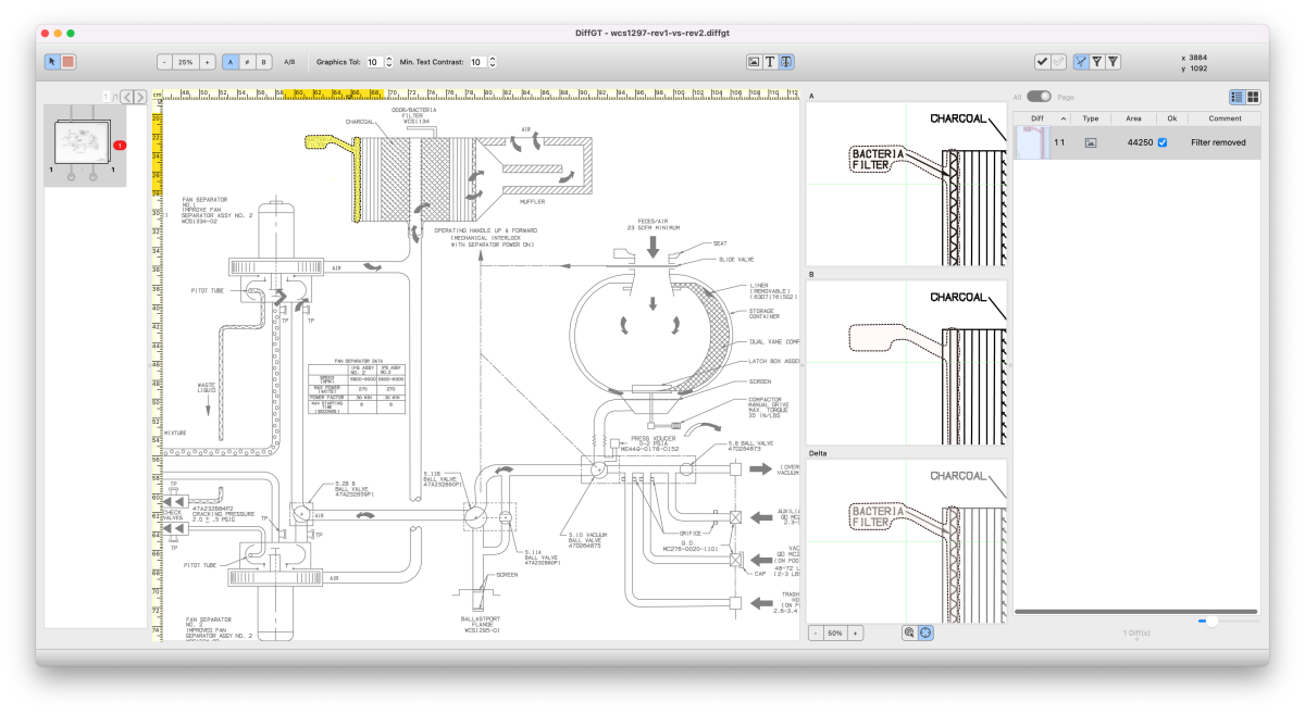 Diff GT 3.1: PDF comparison for circuit diagrams, technical drawings(CAD), blueprints Diff GT 3.1: PDF comparison for circuit diagrams, technical drawings(CAD), blueprints