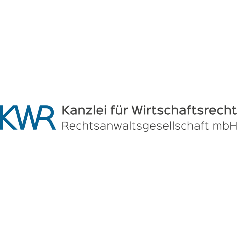 Logo KWR | Kanzlei für Wirtschaftsrecht Rechtsanwaltsgesellschaft mbH