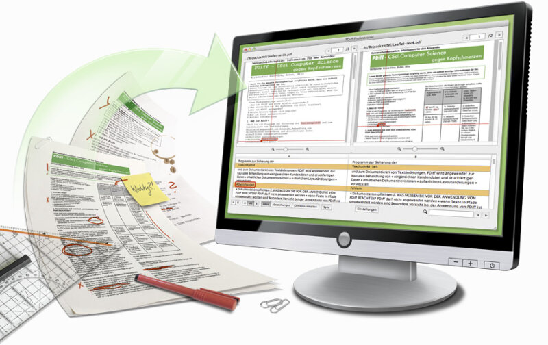 Compare PDF files with PDiff